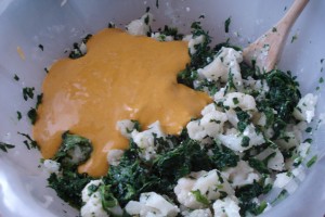 Batter in vegetables