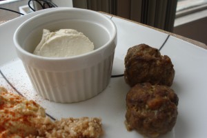 Spiced Kofta and Tahini Cream