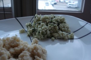 Two "Rice" Dishes, Coconut and Cilantro Lime