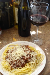 Beef Bolognese with rutab-oodles!