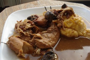 Coq Au Vin with Mashed Rutabaga